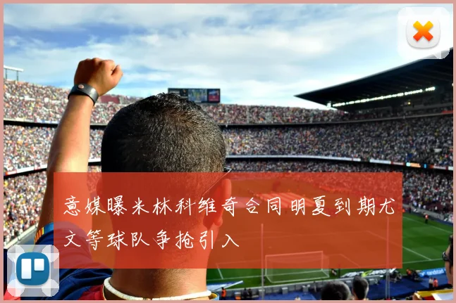 意媒曝米林科维奇合同明夏到期尤文等球队争抢引入